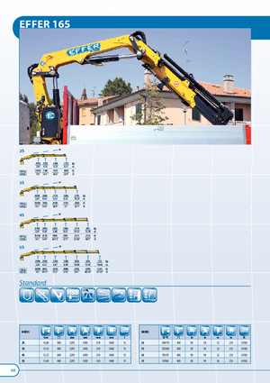 Gru per autocarro idrauliche Effer 165.00 2S