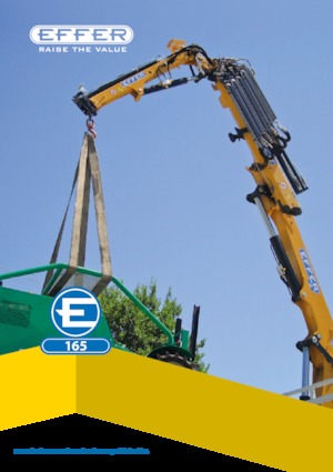 Gru per autocarro idrauliche Effer 165 4S