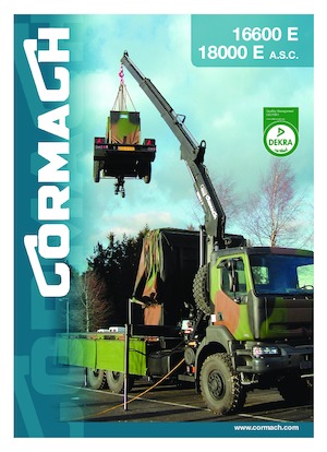 Gru per autocarro idrauliche Cormach 16600 E4