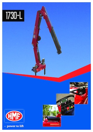 Gru per autocarro idrauliche HMF 1730-L3-RCS