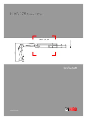 Gru per autocarro idrauliche Hiab 175-2