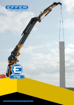 Gru per autocarro idrauliche Effer 1750 8S