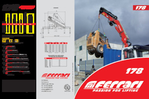 Gru per autocarro idrauliche Ferrari® 178 A4 J2 