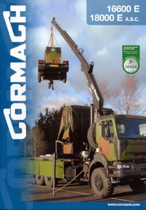 Gru per autocarro idrauliche Cormach 18000 E4 A.S.C