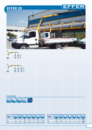 Gru per autocarro idrauliche Effer 20 1S
