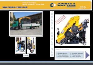 Gru per autocarro idrauliche COPMA 2000 200.5