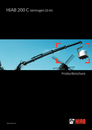 Gru per autocarro idrauliche Hiab 200 C-2