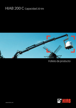 Gru per autocarro idrauliche Hiab 200 C-2