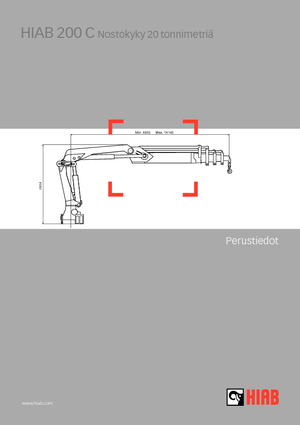Gru per autocarro idrauliche Hiab 200 C-2