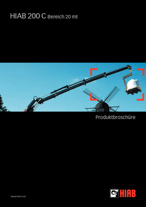 Gru per autocarro idrauliche Hiab 200 C-2