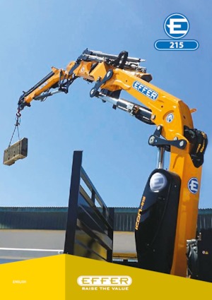 Gru per autocarro idrauliche Effer 215 6S