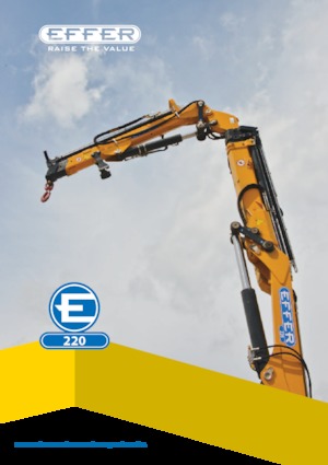 Gru per autocarro idrauliche Effer 220 5S
