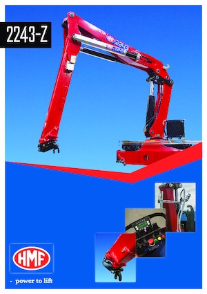 Gru per autocarro idrauliche HMF 2243-Z2-RCS