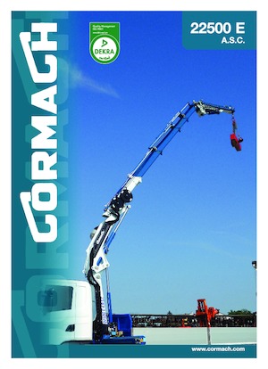 Gru per autocarro idrauliche Cormach 22500 E2 A.S.C. Plus
