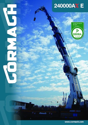 Gru per autocarro idrauliche Cormach 240000AX E9J404 HP