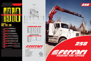 Gru per autocarro idrauliche Ferrari® 258 A1 