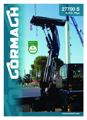 Gru per autocarro idrauliche Cormach 27700 S8 A.S.C. Plus