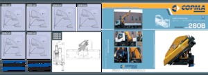 Gru per autocarro idrauliche COPMA 2000 280B.4 J4