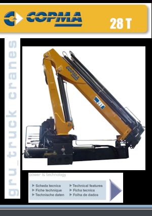 Gru per autocarro idrauliche COPMA 2000 28T.2