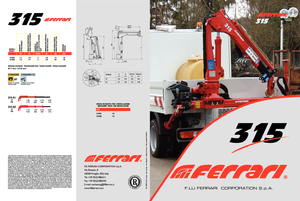 Gru per autocarro idrauliche Ferrari® 315 A2 