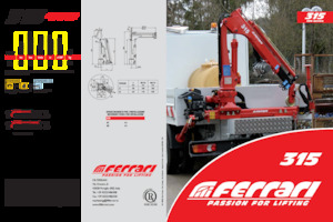Gru per autocarro idrauliche Ferrari® 315 A2 