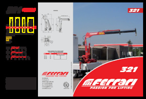 Gru per autocarro idrauliche Ferrari® 321 A3 