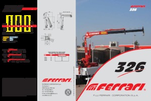 Gru per autocarro idrauliche Ferrari® 326R A2 