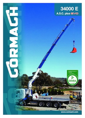 Gru per autocarro idrauliche Cormach 34000 E3 A.S.C. Plus