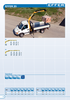Gru per autocarro idrauliche Effer 35 3S