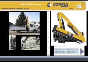 Gru per autocarro idrauliche COPMA 2000 35.2