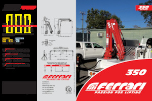 Gru per autocarro idrauliche Ferrari® 350 A4 