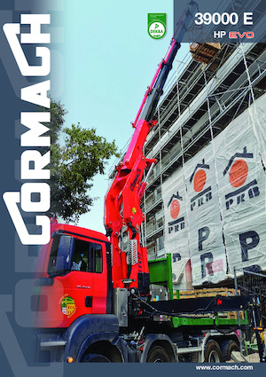 Gru per autocarro idrauliche Cormach 39000 E5F64 HP