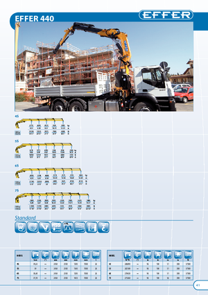 Gru per autocarro idrauliche Effer 440 4S
