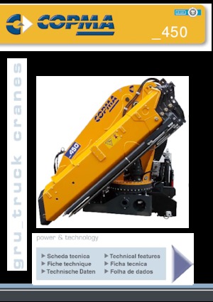 Gru per autocarro idrauliche COPMA 2000 450.7 J3