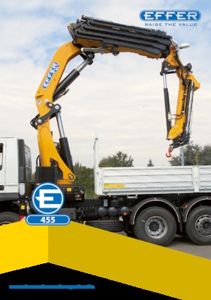 Gru per autocarro idrauliche Effer 455 8S