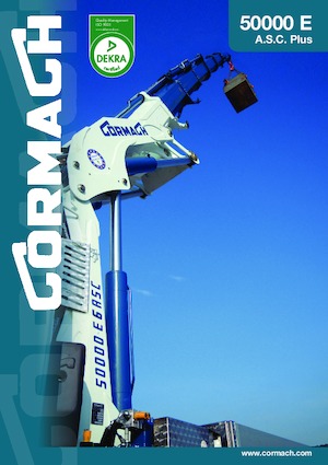 Gru per autocarro idrauliche Cormach 50000 E9F64 A.S.C. Plus