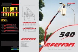 Gru per autocarro idrauliche Ferrari® 540 A2 