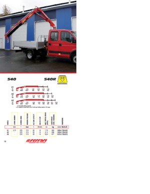 Gru per autocarro idrauliche Ferrari® 540R A3 
