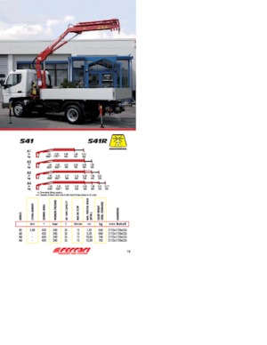 Gru per autocarro idrauliche Ferrari® 541R A1 