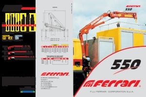 Gru per autocarro idrauliche Ferrari® 550 A2 