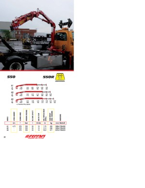 Gru per autocarro idrauliche Ferrari® 550R A1 