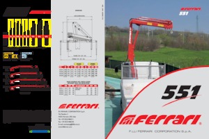 Gru per autocarro idrauliche Ferrari® 551 A2 