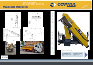 Gru per autocarro idrauliche COPMA 2000 60.4