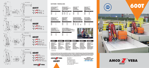 Gru per autocarro idrauliche Amco Veba 601T-1 S