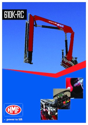 Gru per autocarro idrauliche HMF 610-K1-RC