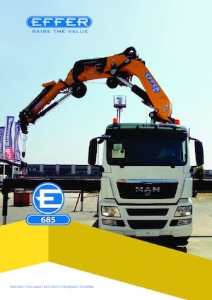 Gru per autocarro idrauliche Effer 685 6S