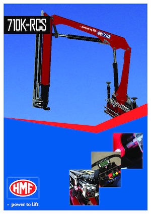 Gru per autocarro idrauliche HMF 710-K1-RCS