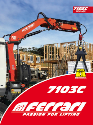 Gru per autocarro idrauliche Ferrari® 7103C A2 