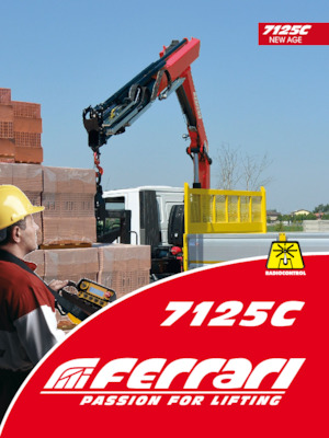 Gru per autocarro idrauliche Ferrari® 7125C A2 