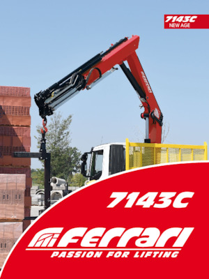 Gru per autocarro idrauliche Ferrari® 7143C A6 